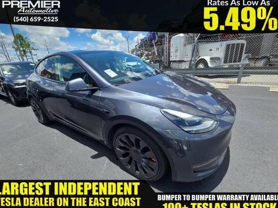 TESLA MODEL Y 2021 5YJYGDEF6MF201525 image